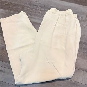 Casual Corner Cream Women's Jogger Trousers